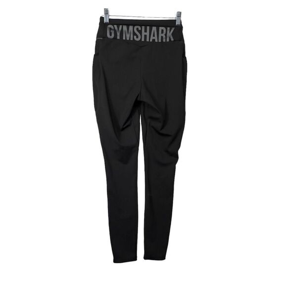 🦈 pockets Gymshark Black HighWaisted Flex Leggings - small - Picture 1 of 15